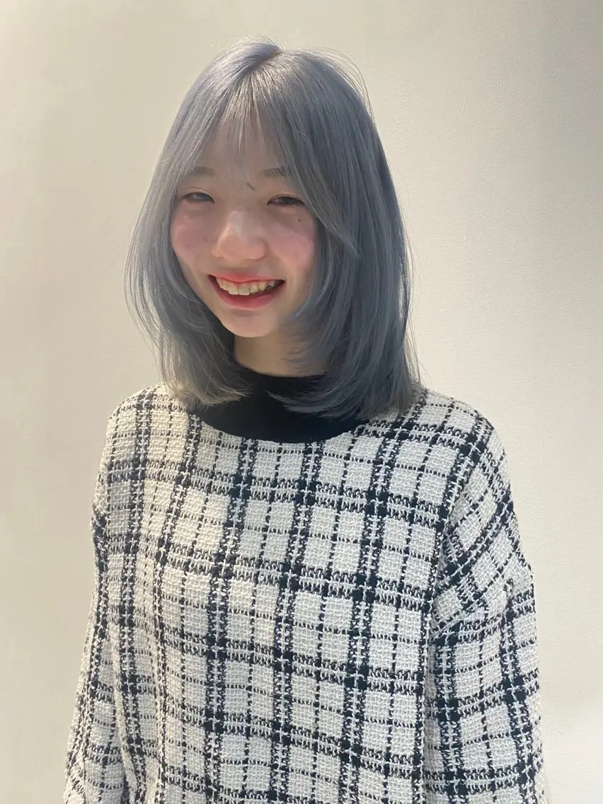 ミディアム カラー カット ヘアカラー トリートメント mai / linoah˚✧のヘアスタイル