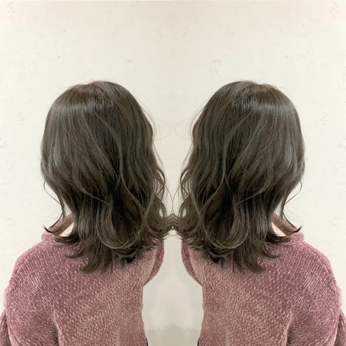 ミディアム カラー ハイライトカラー ハイライト カット ヘアカラー トリートメント 髪質改善✨透明感 カラー🫧KAORIのヘアスタイル