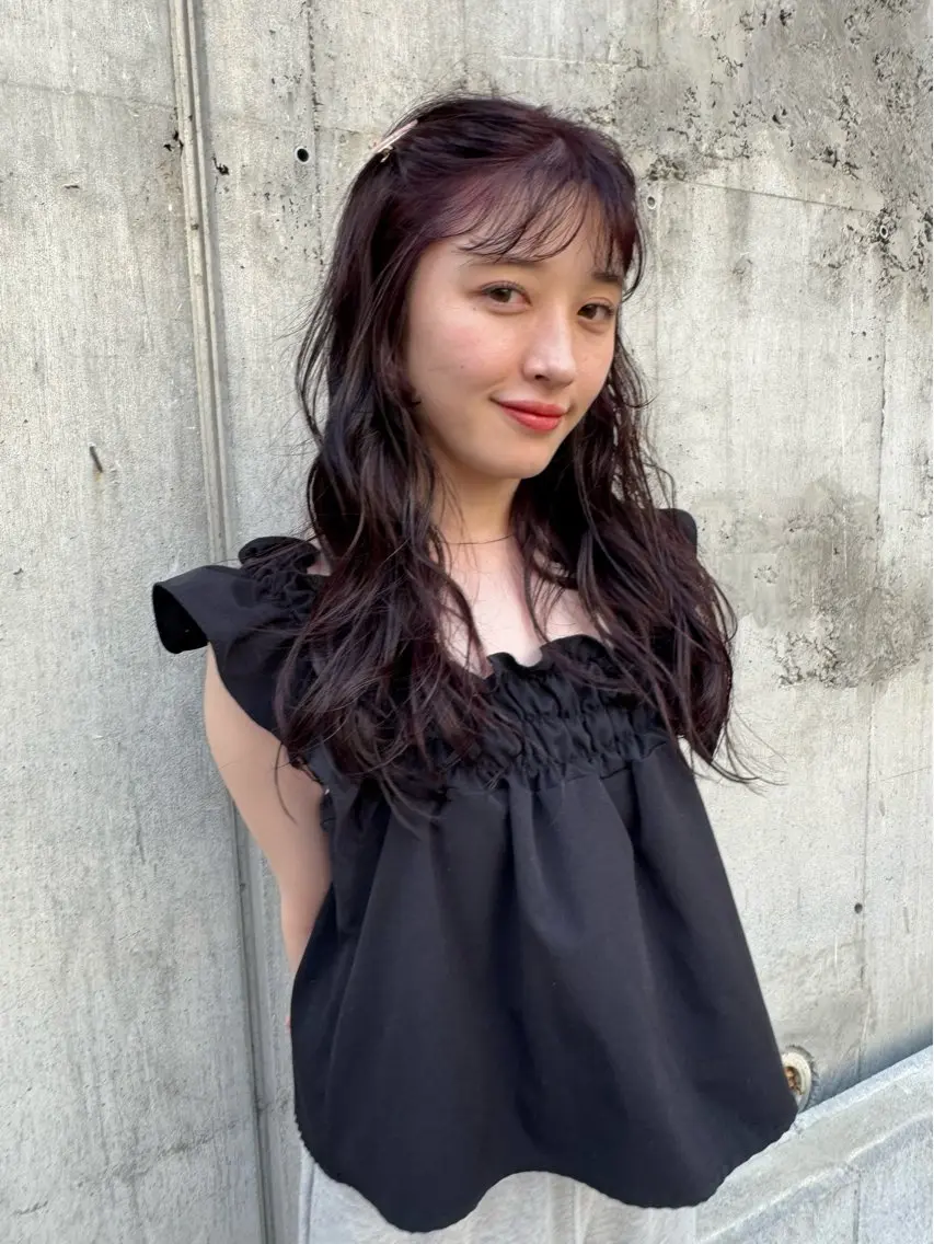 ロング カット ヘアカラー 画 kirikaのヘアスタイル