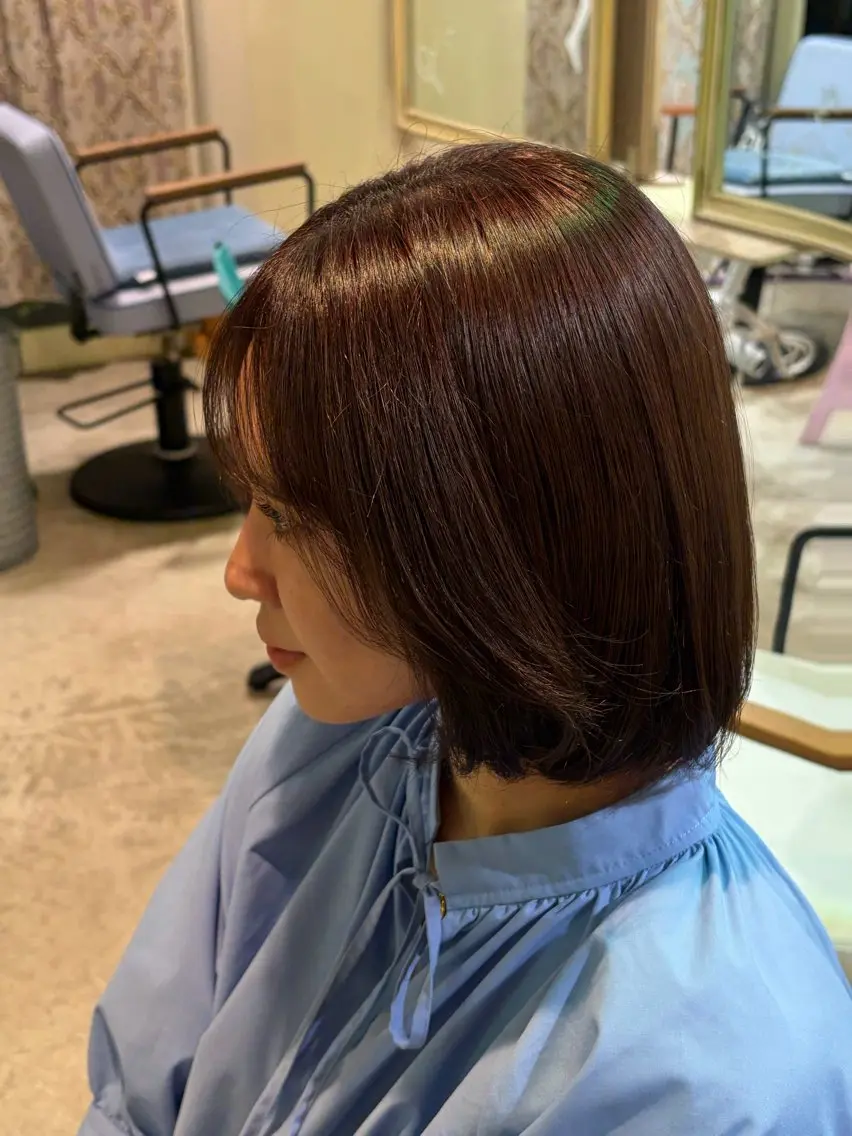 ミディアム カラー ヘアカラー 恵比寿 Yuki 地毛風カラー🌱のヘアスタイル