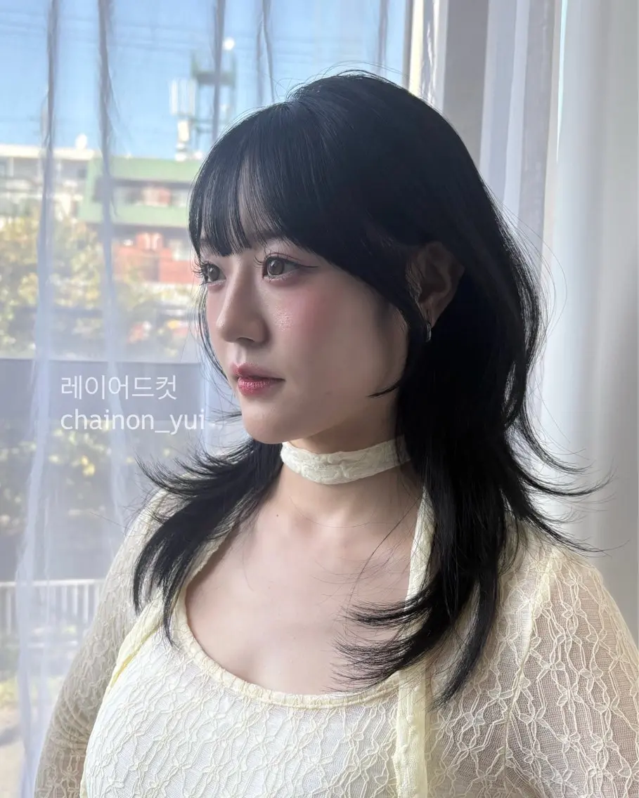 【社内最高ランク𝐬𝐭𝐲𝐥𝐢𝐬𝐭💎】似合わせ韓国式お顔まわりカット➕プレミアムカラー🪽の写真