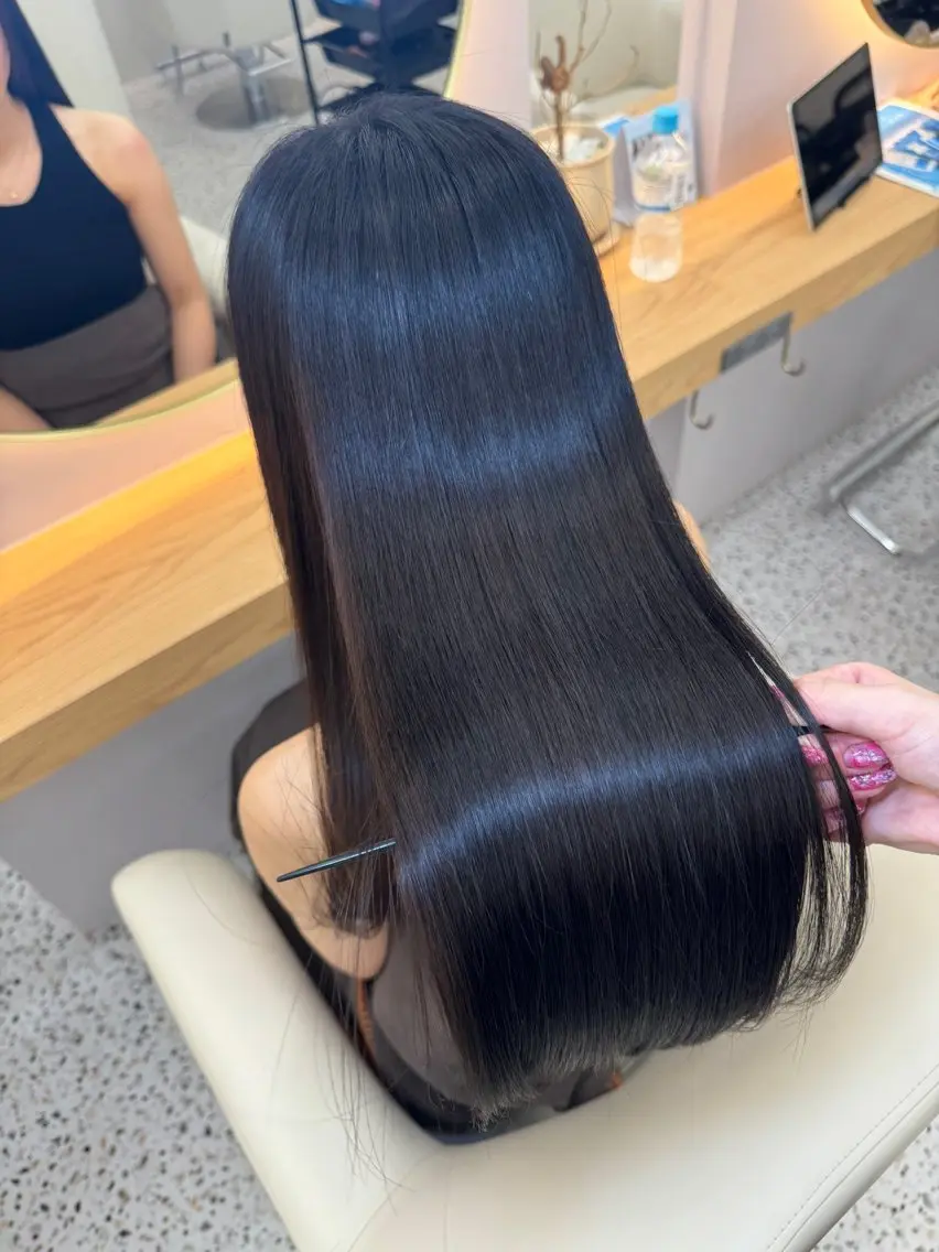 ロング カラー 縮毛矯正 トリートメント Bonheur銀座 🐰✨️タナカミサのヘアスタイル