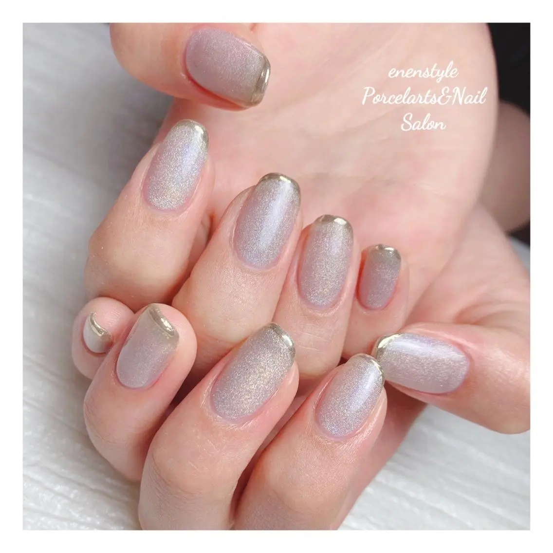 ミディアム ネイル 🐾enen style 🐾のネイルデザイン