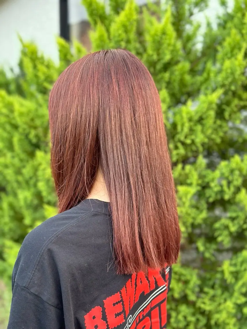 ロング 石黒 可歩のヘアスタイル
