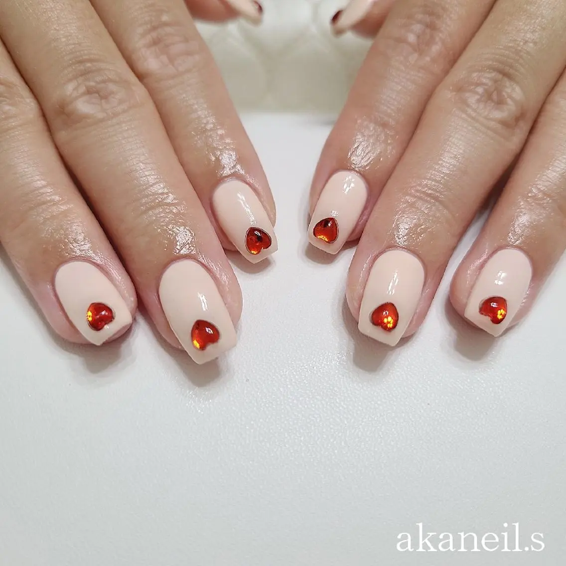 ネイル バレンタイン 【akaneils】 アカネのネイルデザイン