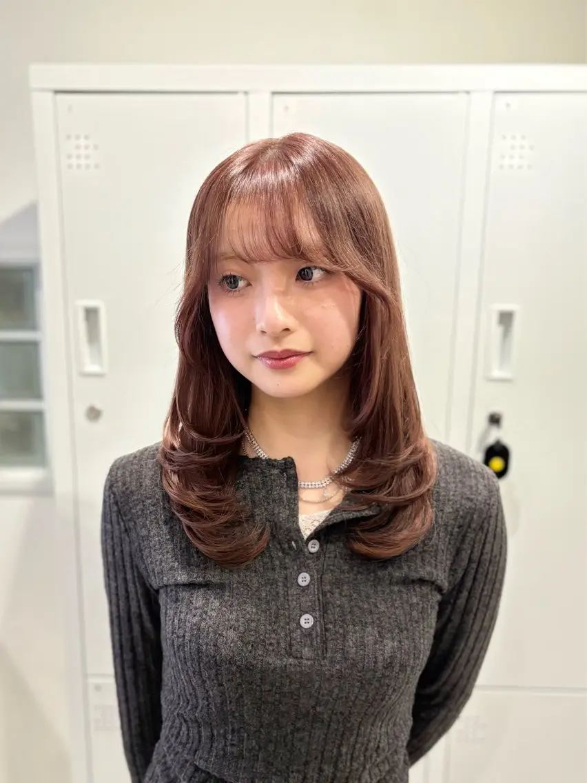 セミロング カラー カット ヘアカラー トリートメント GaKu/ハイトーン /ブリーチ/レイヤーのヘアスタイル
