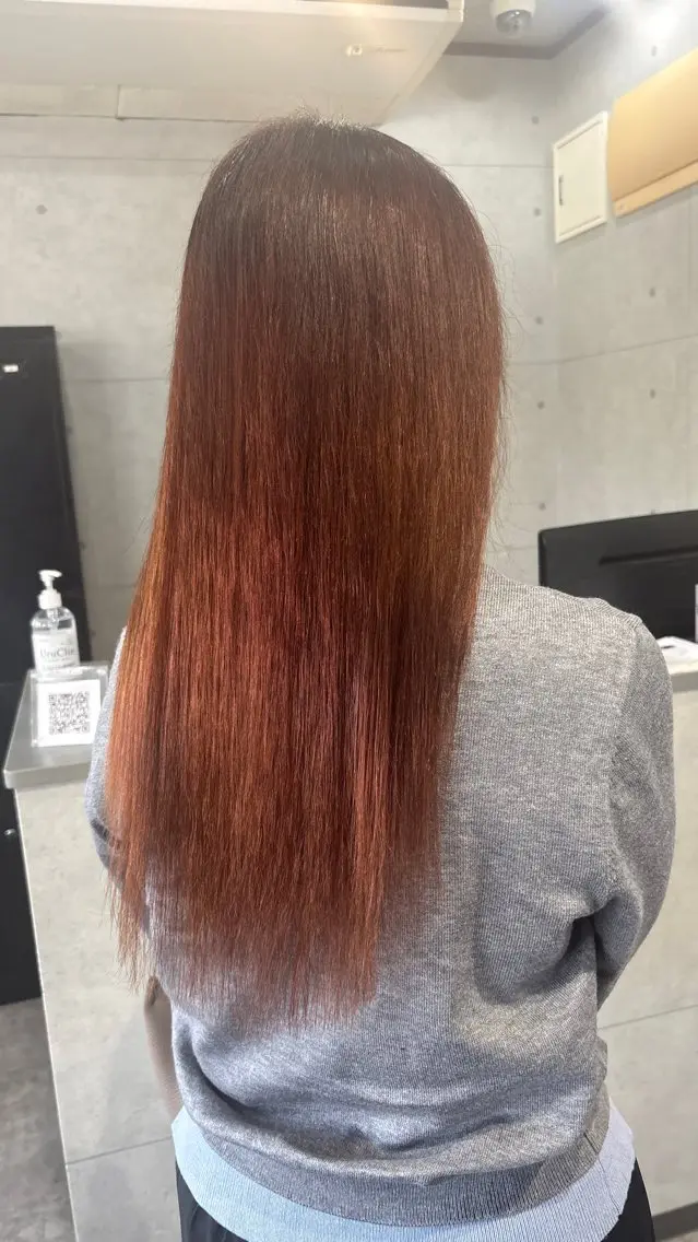 セミロング ショートボブ ボブ ハイライト 髪質改善 レイヤーカット トリートメント REVE 美容室のヘアスタイル