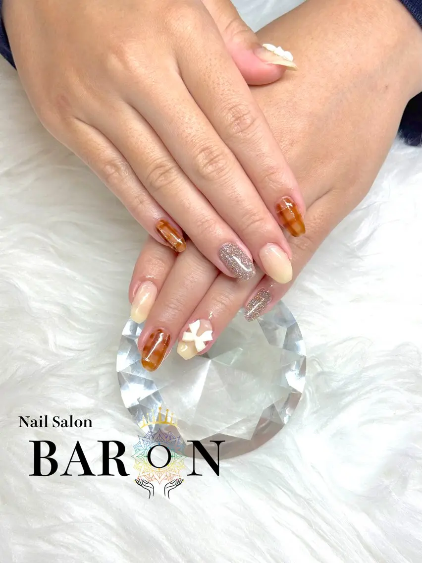ネイル ハンドネイル BARON本厚木店 🐹RIN🐹のネイルデザイン