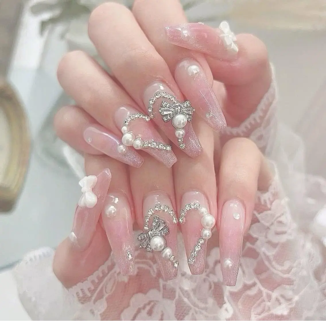 ネイル チークネイル ジェルネイル パラジェル スカルプネイル 春ネイル ハンドネイル MOCHI NAIL 川越東口のネイルデザイン
