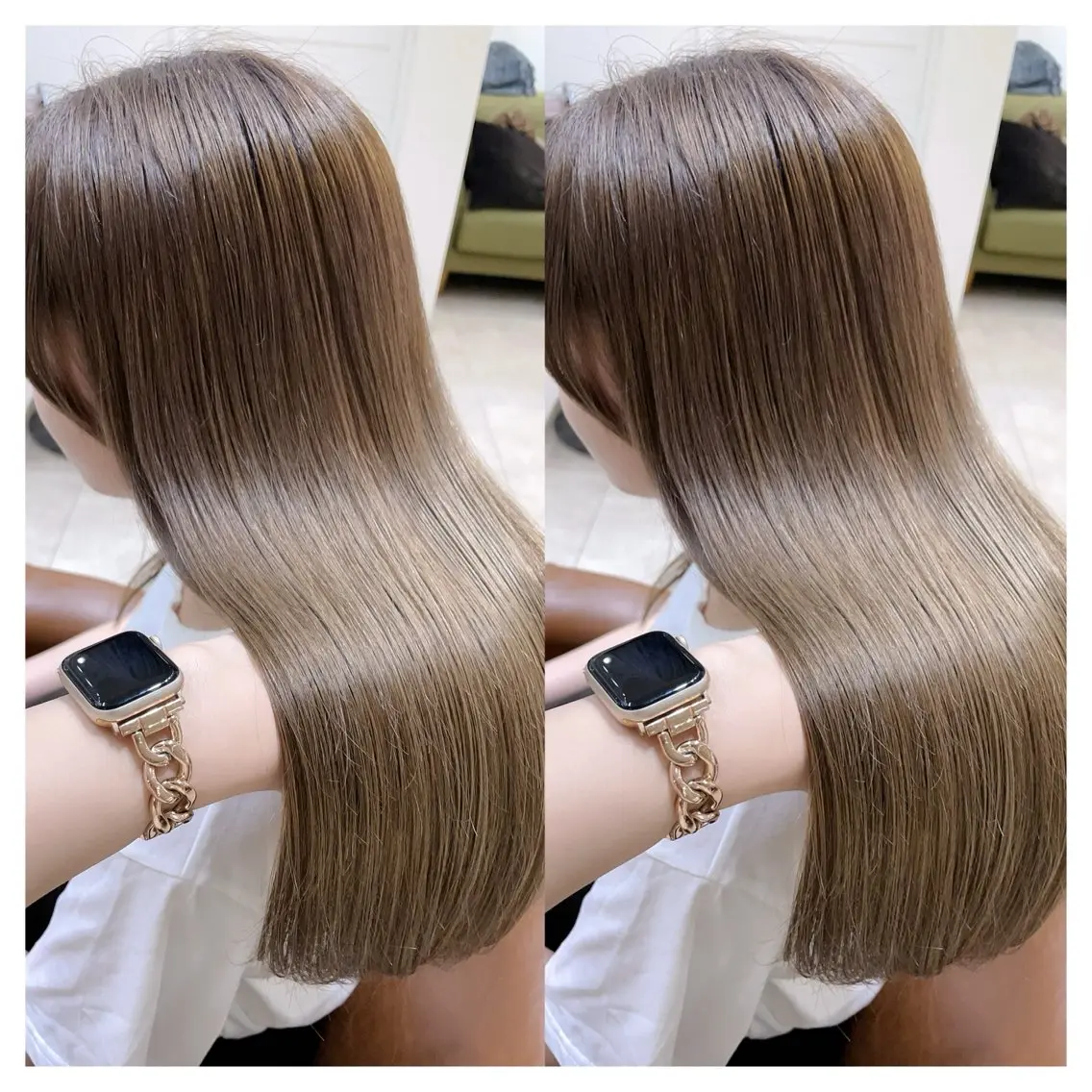 【ブリーチ毛にも対応🍒ִ ࣪꩜ .ᐟ】髪質改善酸性矯正+oggiottoトリートメントの写真
