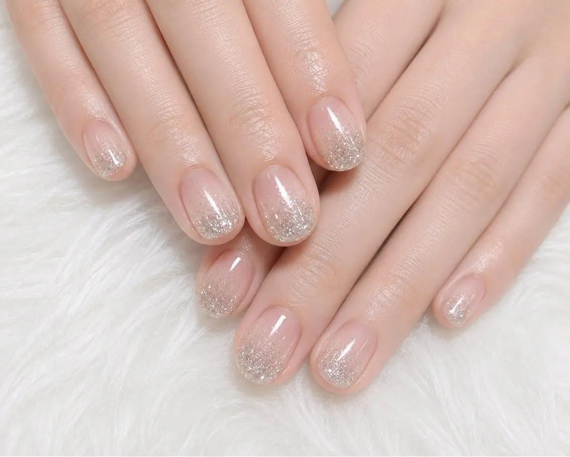 ネイル グラデーション ラメ(グリッター) ラメグラデーション LAVISH sakiのネイルデザイン