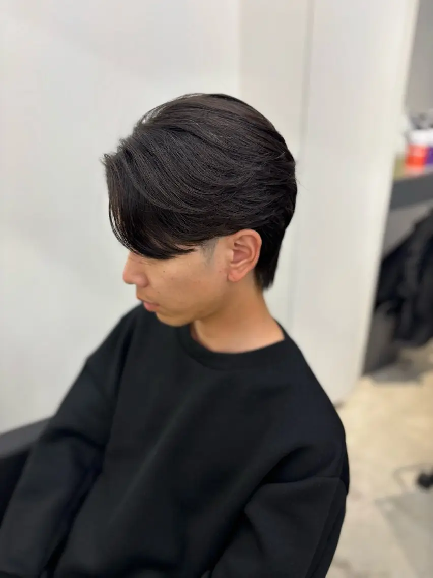 パーマ メンズ カット 縮毛矯正 山田 瑛司のヘアスタイル