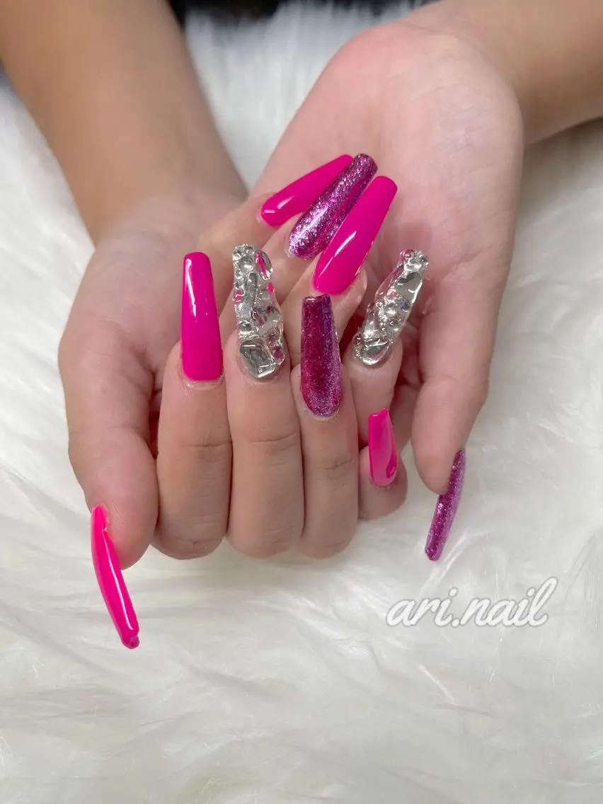 ネイル 長さ出し ari. nailのネイルデザイン