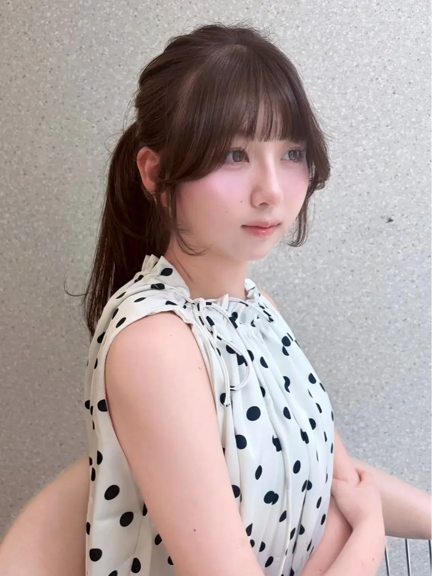 ロング カラー ブリーチ ブラウンカラー ショコラブラウン 透明感カラー ブリーチなしカラー カット ヘアカラー トリートメント よしだ はるのヘアスタイル