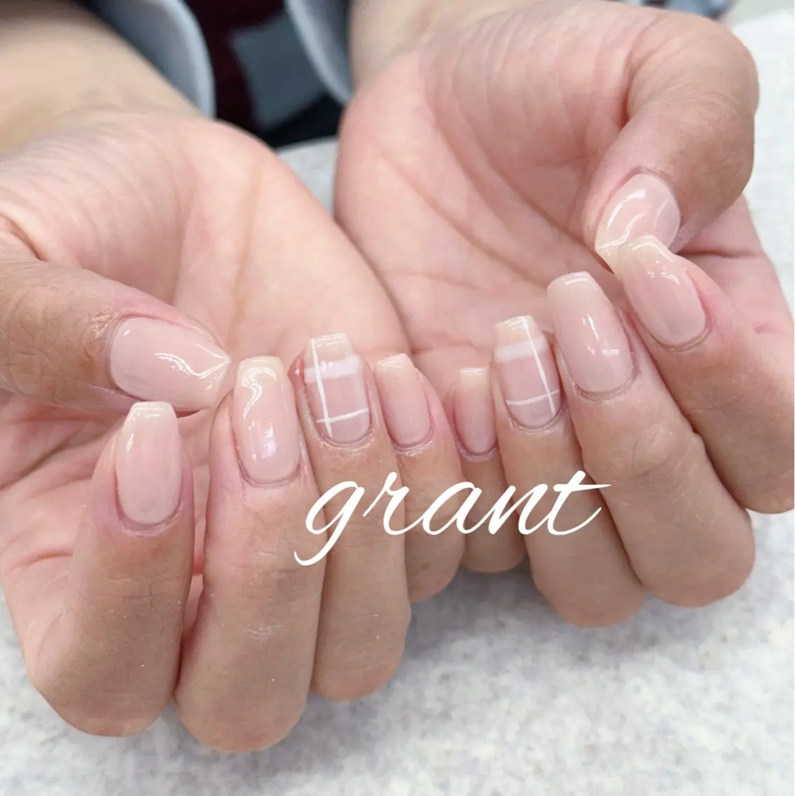 ネイル オフィスネイル シンプルネイル nailsalon grantのネイルデザイン