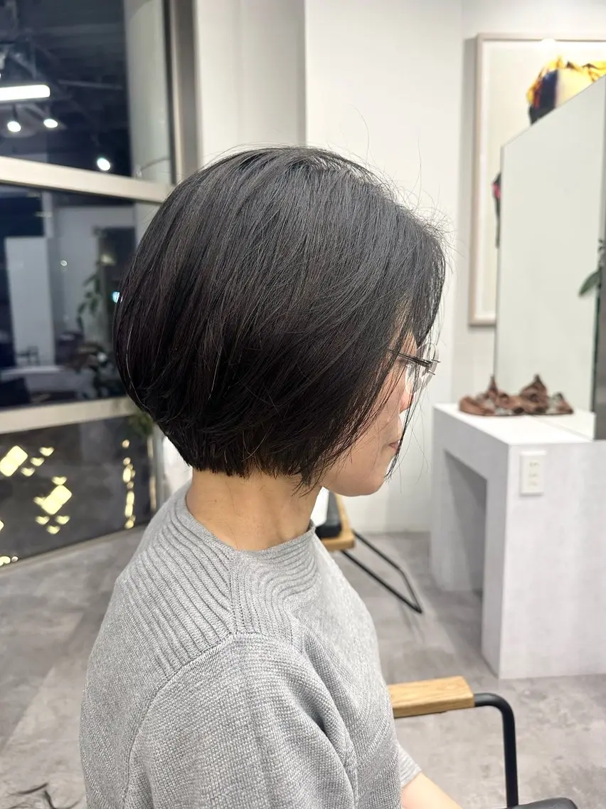 ショート ボブ カット ショートカット🧸 ごとうさなのヘアスタイル
