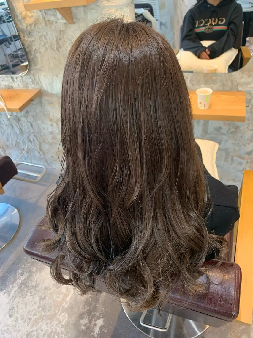 ロング カラー 塚本 昂のヘアスタイル