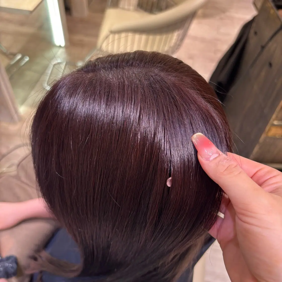 カラー ブラウンカラー ピンクカラー ヘアカラー キグレマユ 🦋.モデル募集中のヘアスタイル