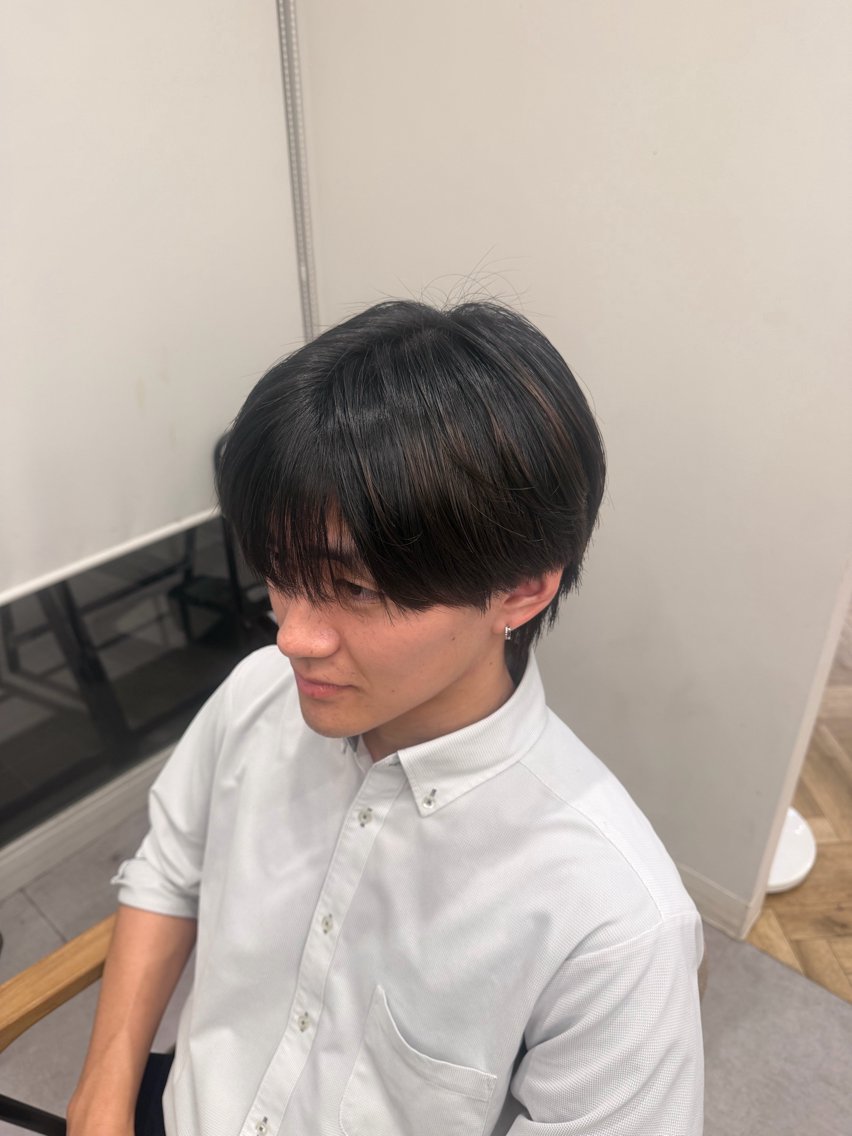 メンズ マッシュ シースルーマッシュ メンズスタイル/渡邊 優人のヘアスタイル