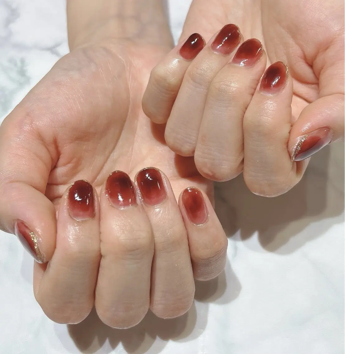 ネイル チークネイル ネイルサロン Belleのネイルデザイン