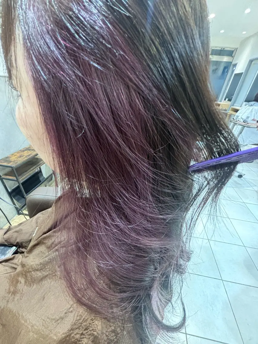 ロング ヘアカラー 淺井 さくらのヘアスタイル