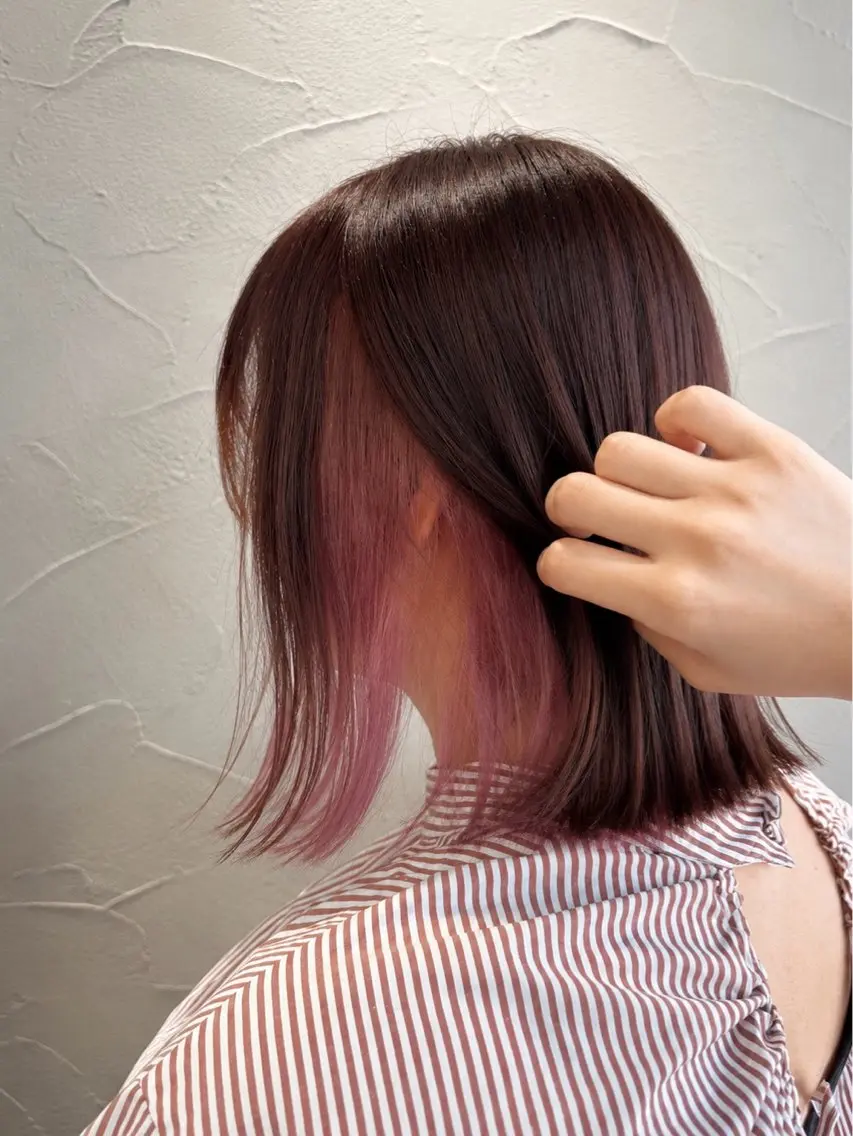 カラー 🎠🤍minami ブリーチ🤍🎠のヘアスタイル