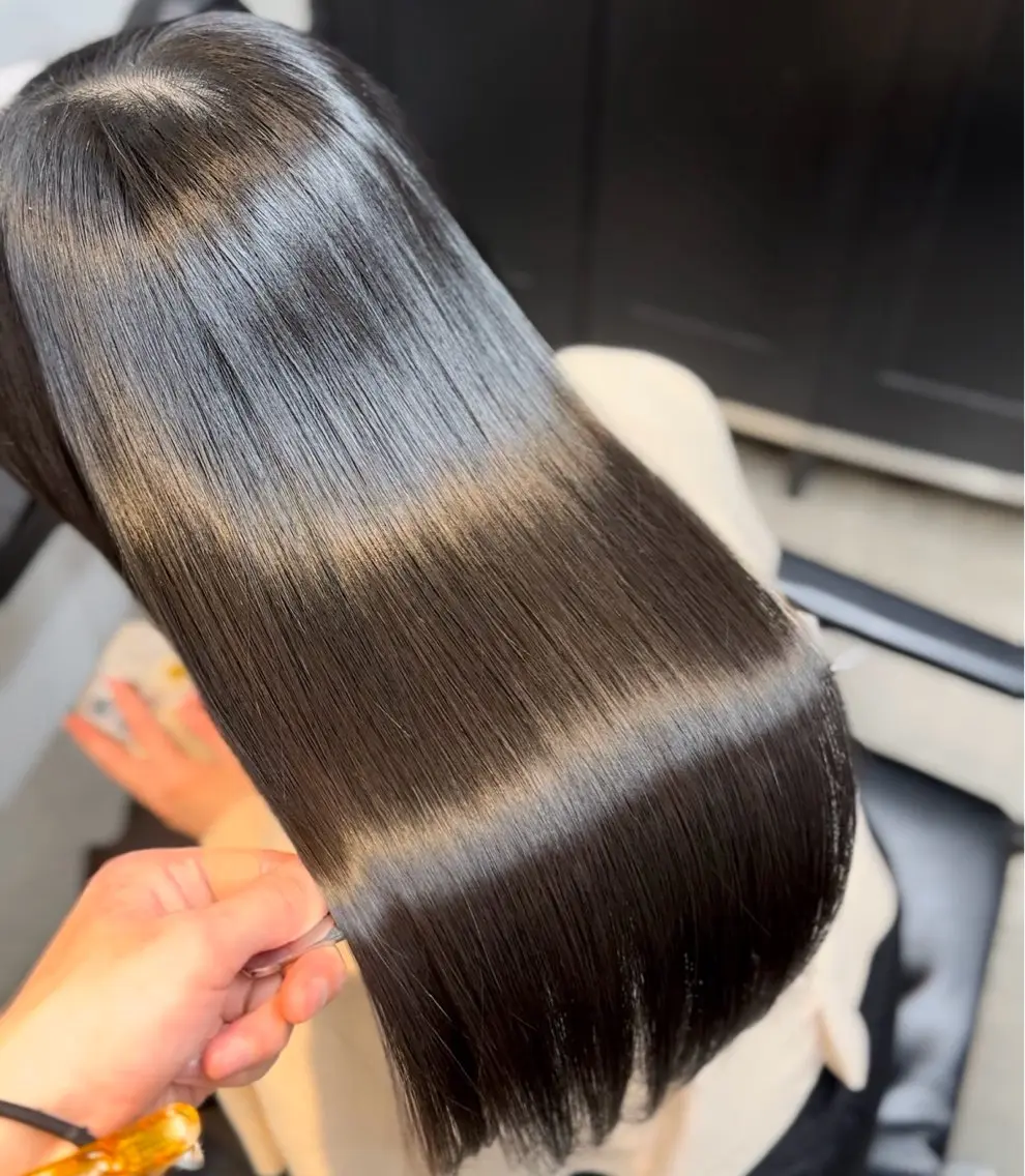 ロング 髪質改善 トリートメント トリートメント ツヤ髪 ／髪質改善 松岡将太郎のヘアスタイル