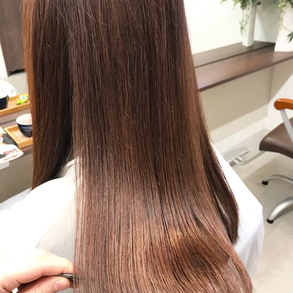 ロング 髪質改善 縮毛矯正 カット 縮毛矯正 トリートメント 🍀LINDA室見 🍀野口勝太郎のヘアスタイル