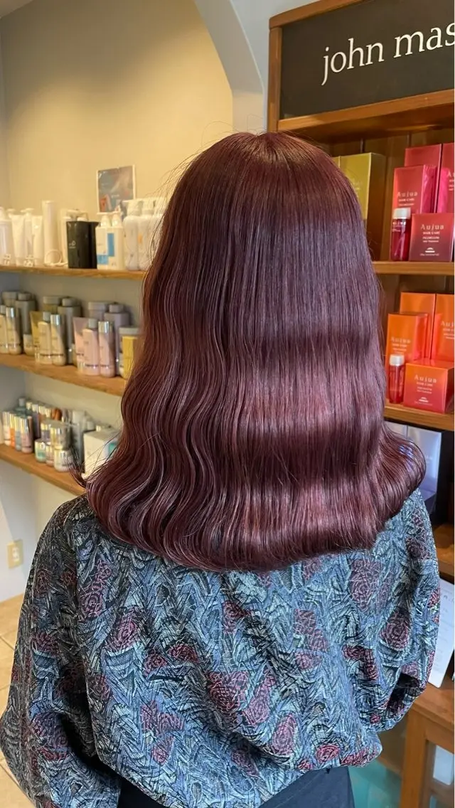 🌙19時〜限定🌙【モデル募集】✂️カット+艶カラー+濃密トリートメント💎✨の写真