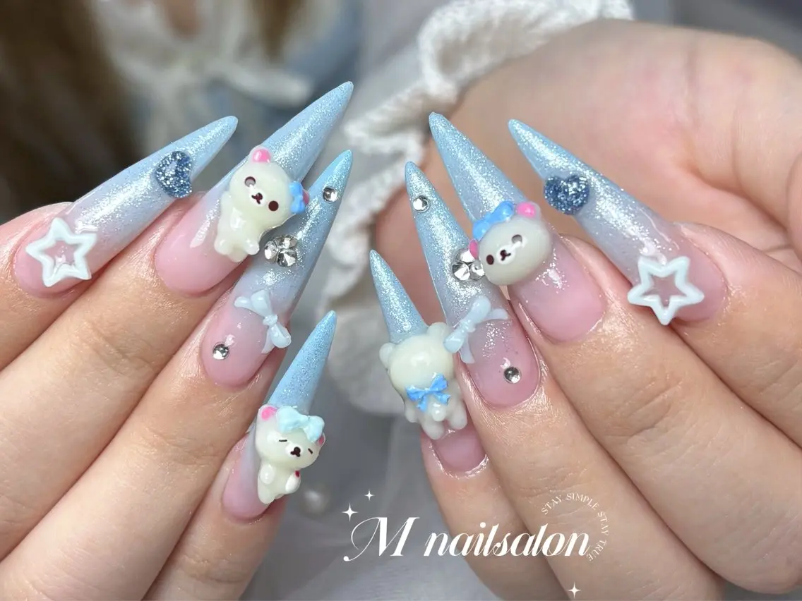 ネイル M 🌷Nail 長さだし専門店のネイルデザイン