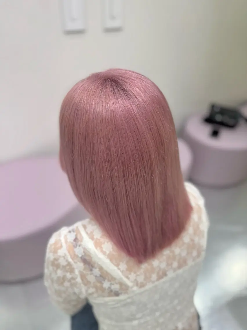 セミロング カラー ヘアカラー ozaki renaのヘアスタイル
