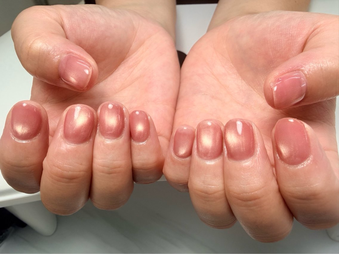 ネイル マグネットネイル マグネットワンカラー ワンカラーネイル nail salon Roaのネイルデザイン