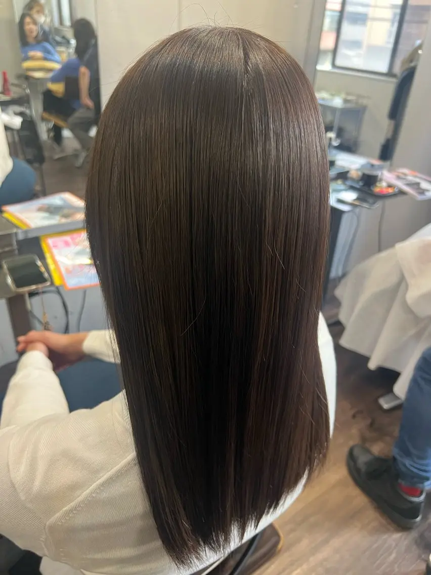 ロング カラー デザインカラー ハイライトカラー ハイトーンカラー ハイライト ヘアカラー トリートメント terra🌈大久保 睦美のヘアスタイル