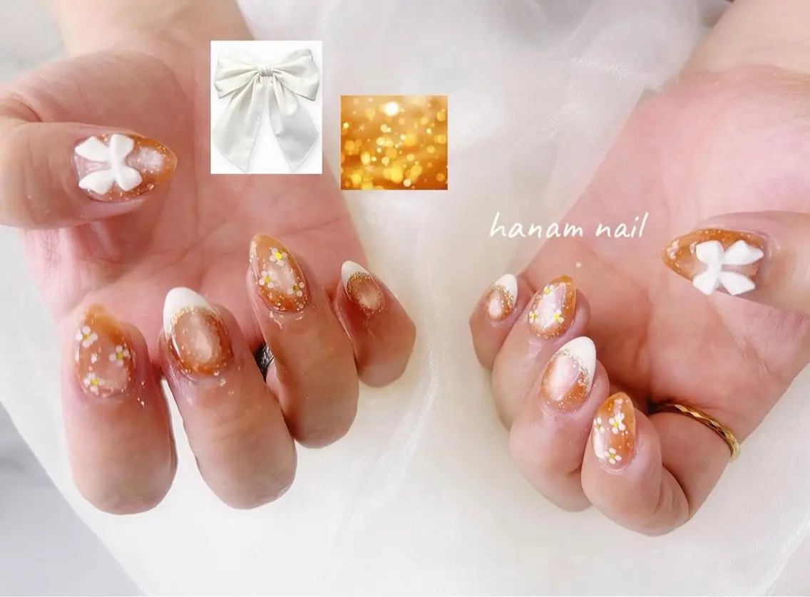 ネイル hanam nail 🌿🩵ハナムネイルのネイルデザイン