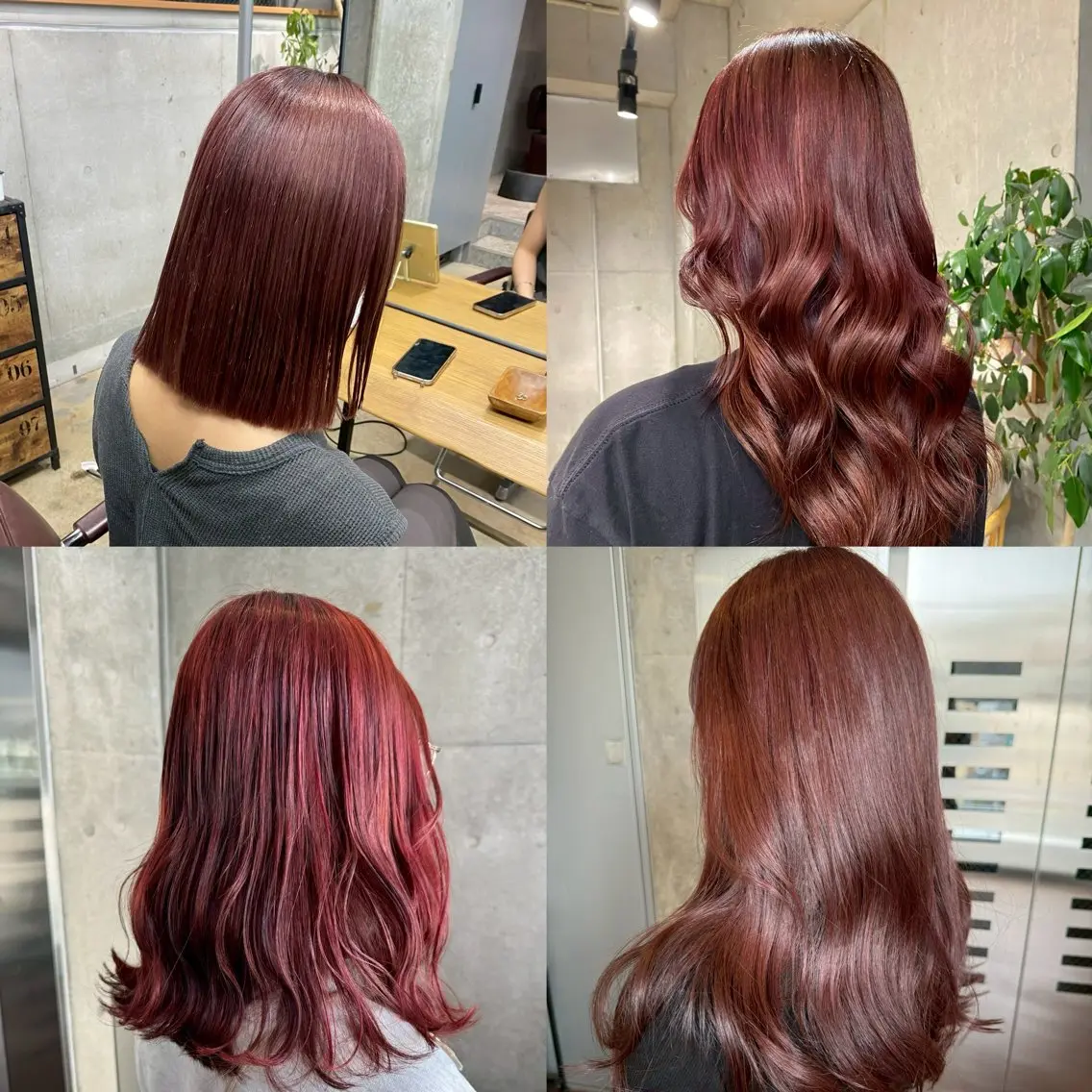 カラー レッドカラー ヘアカラー 🍎ブリーチカラー 🍎KUREA🍎のヘアスタイル