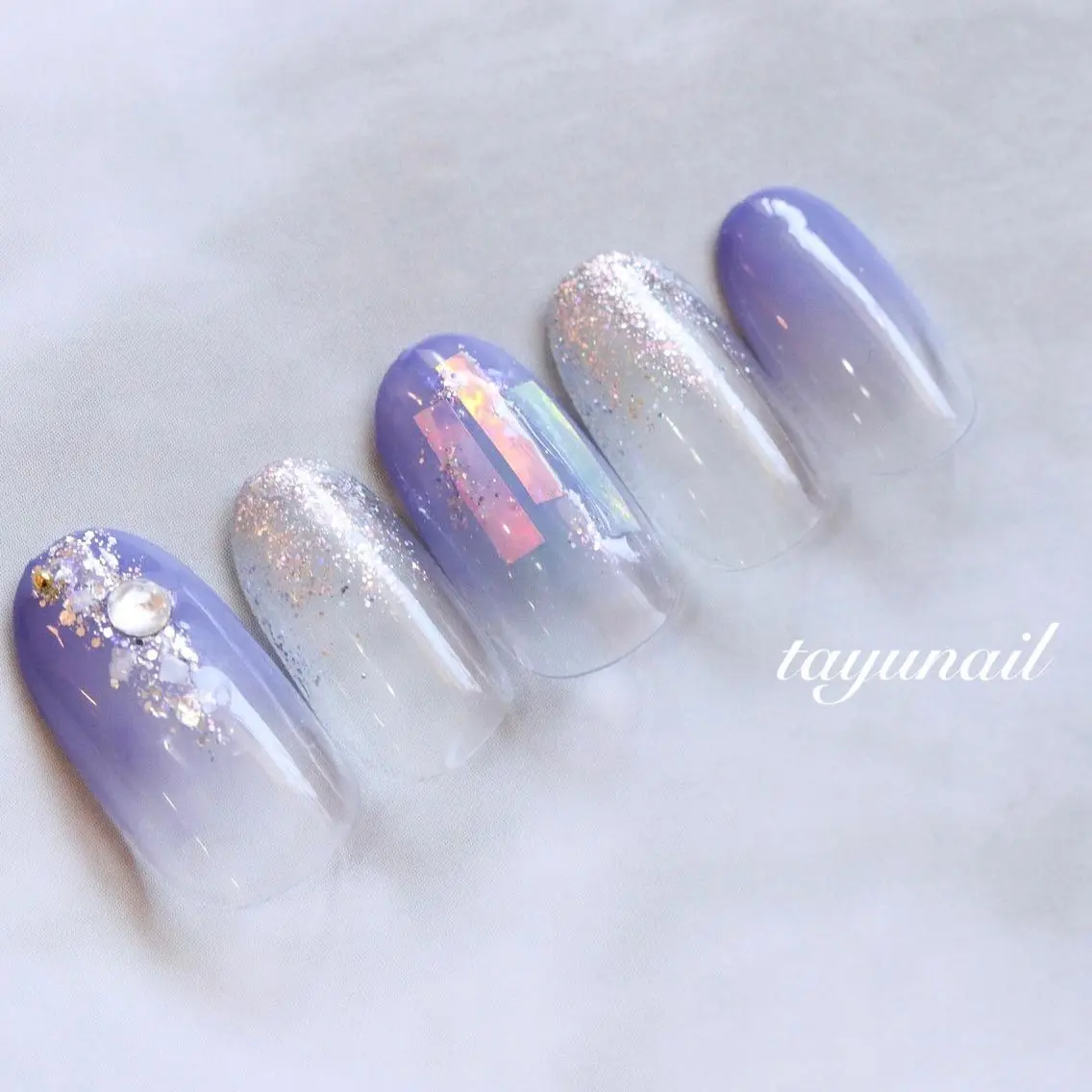 ネイル アートネイル ジェルネイル キラキラネイル ニュアンスネイル ワンカラーネイル ハンドネイル ネイルサロン 【たゆnail】のネイルデザイン