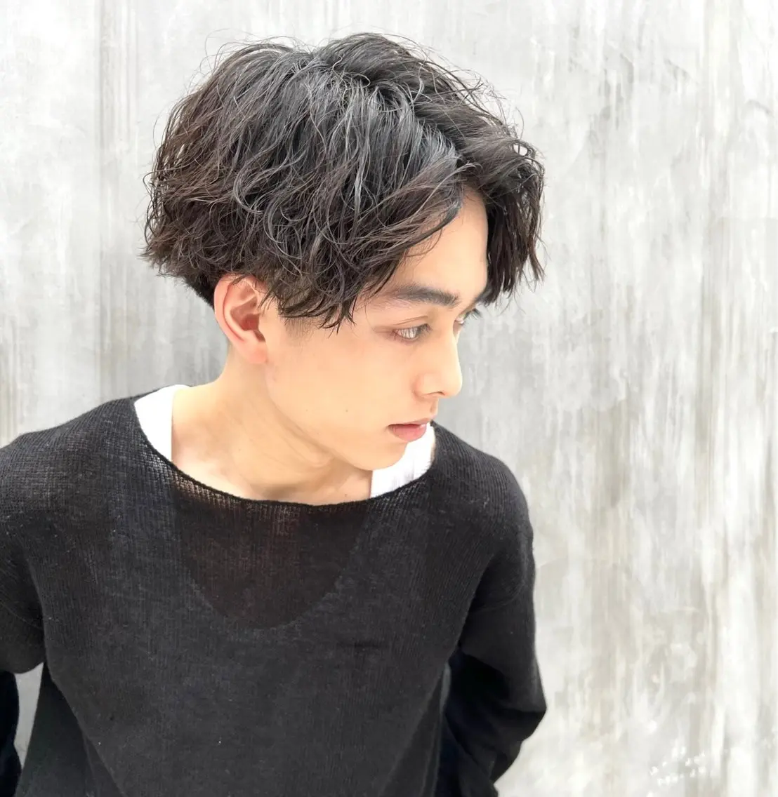 【初回】メンズカット＋パーマ＋内部補修トリートメント（フェザーパーマ／ラルフカール／シャドウパーマ/ニュアンスパーマ）の写真