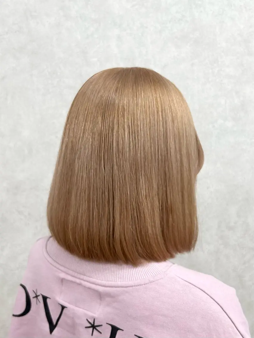 〖💘一気に垢抜け💘〗　　　　　　　　　　　　　　　　　　 ブリーチ➕透明感カラー➕CMCトリートメントの写真