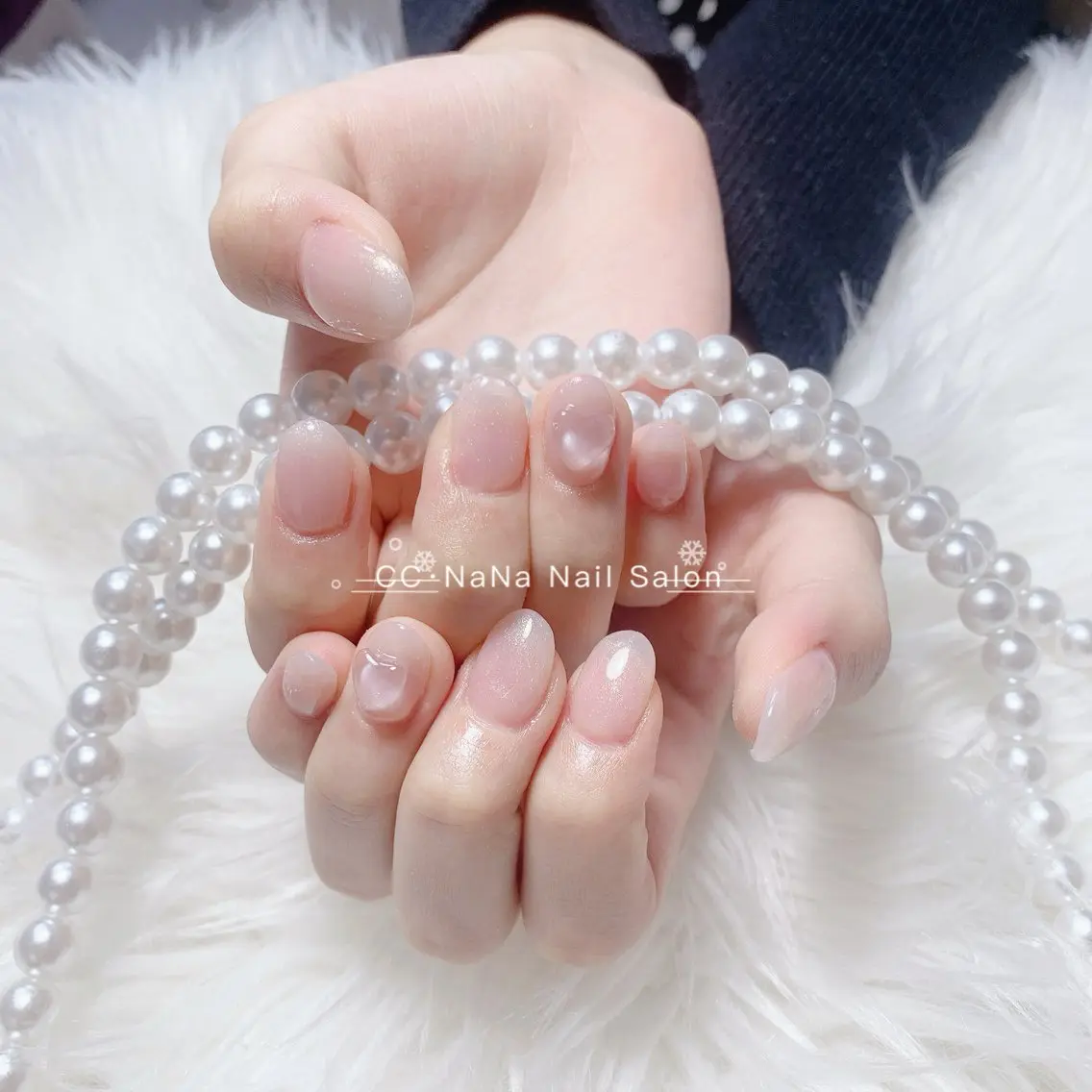 ネイル チークネイル フラッシュネイル ハート キラキラネイル 韓国ネイル ハンドネイル 💎CC・NaNa 韓国風ネイル🌙Cのネイルデザイン