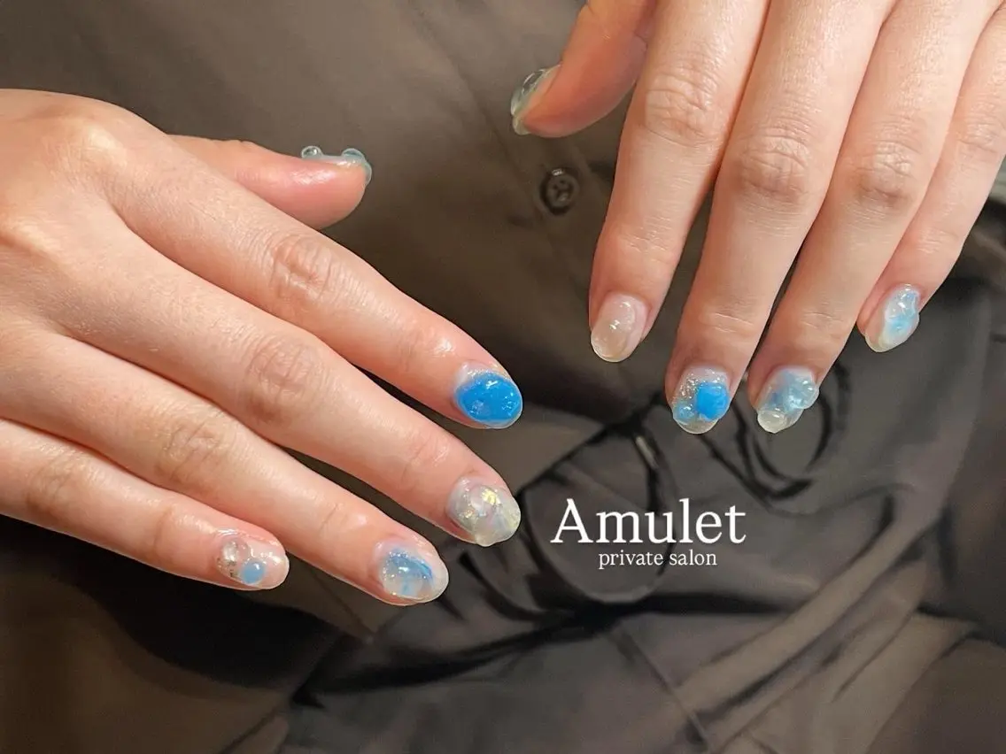 ネイル ハンドネイル Amulet 齊藤のネイルデザイン