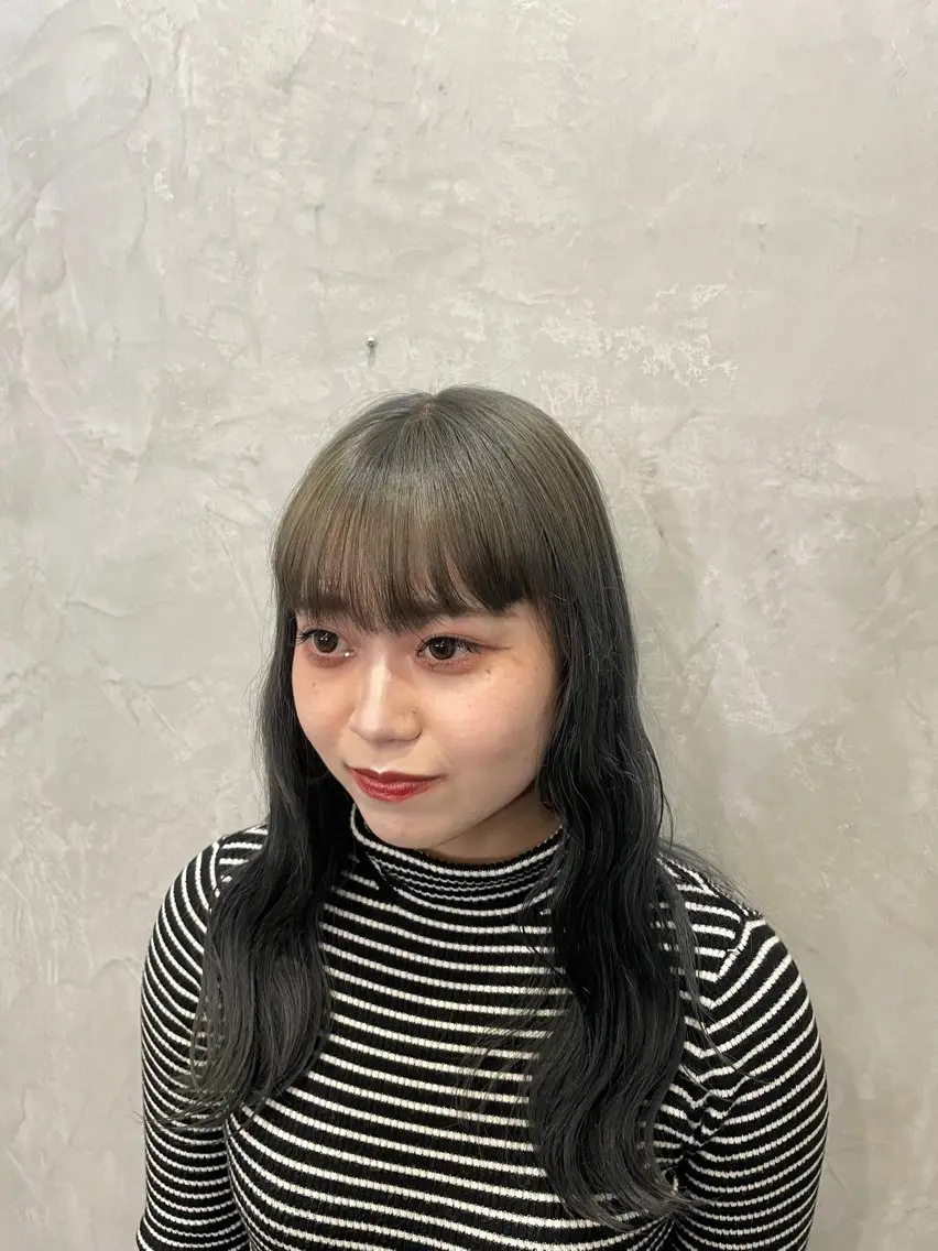 ロング カラー ベージュカラー トリートメント MaisonHALU さくらのヘアスタイル