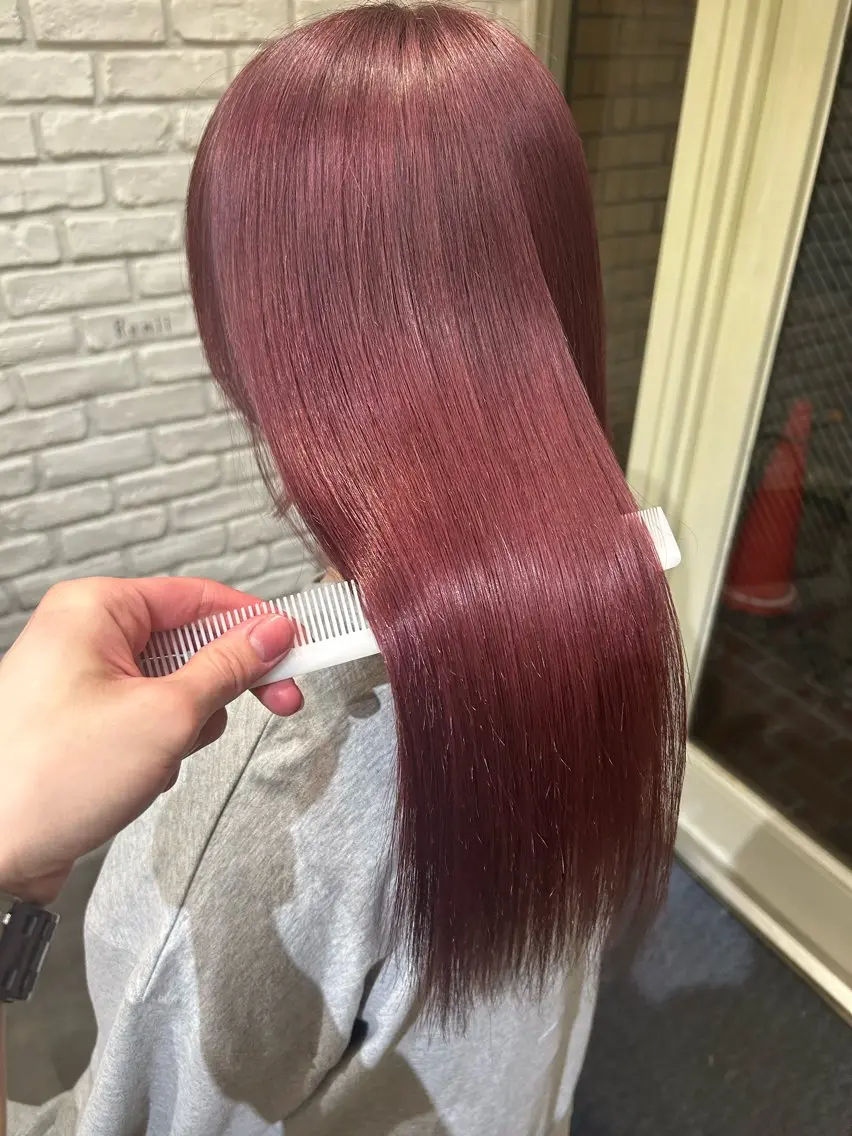 ロング ヘアカラー ︎☀️はるき︎︎☁️ ショートモデル募集のヘアスタイル