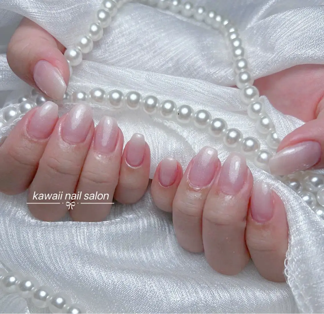 ネイル フレンチネイル ジェルネイル 韓国ネイル マグネットネイル 持ち込み Kawaii _Nailのネイルデザイン