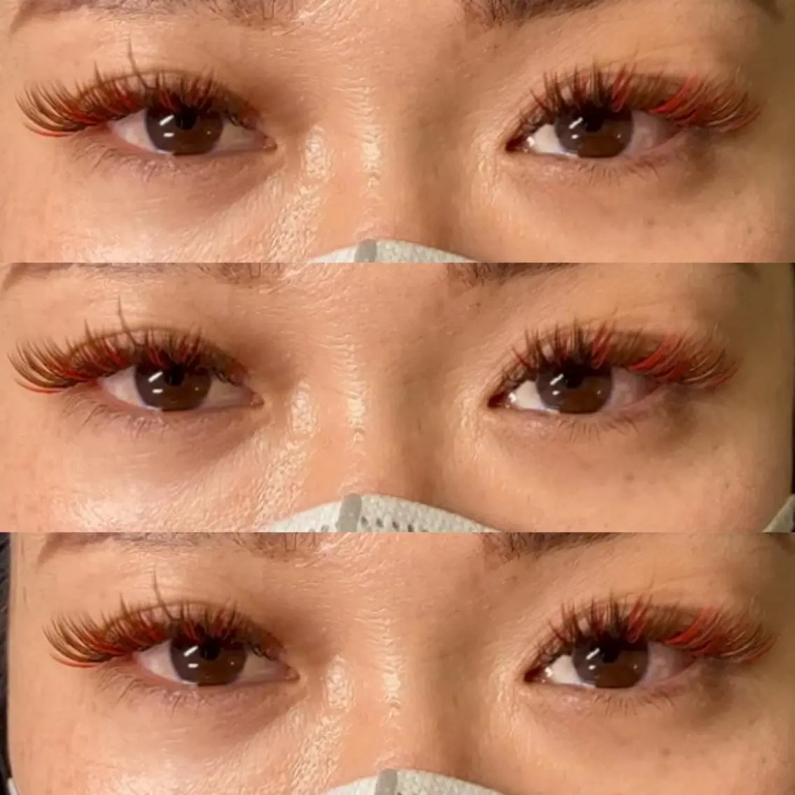 マツエク・マツパ 付け放題 カラーマツエク ボリュームラッシュ linda lashesのマツエク・マツパデザイン