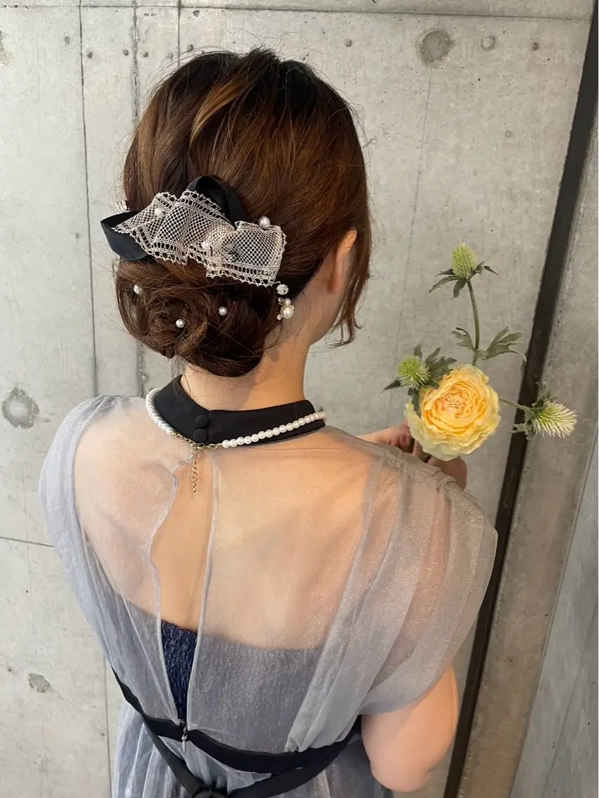 ヘアアレンジ ヘアセット 美髪× ヘアセット✨Araiのヘアスタイル