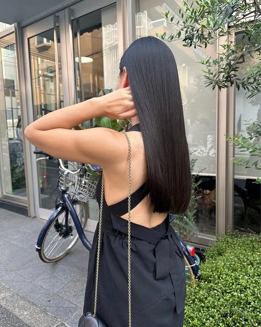セミロング カラー 村上|髪質改善 プロデュースのヘアスタイル