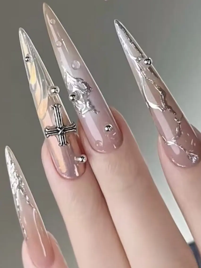 💅Jr.長さだし10本180分持ち込みデザイン､初回オフ🆓(痛いネイル､複雑アート🆖）の写真