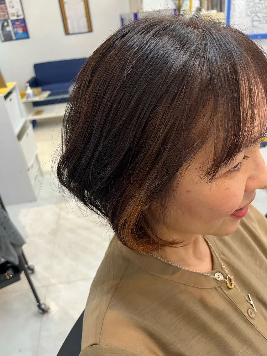 ショート カラー 岡田 麻矢のその他イメージ