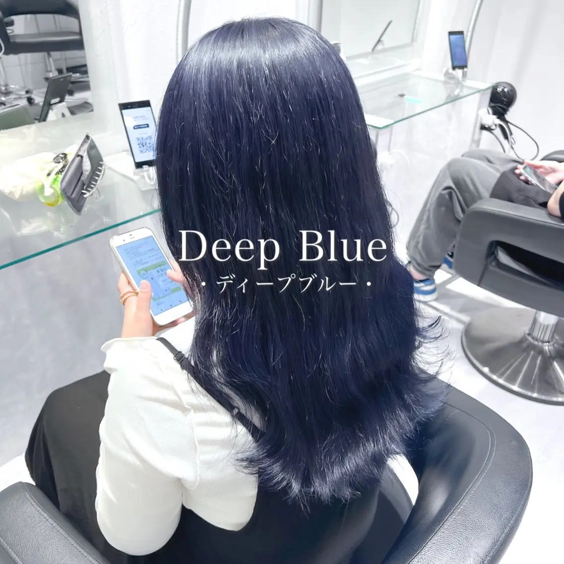 セミロング カラー ヘアアレンジ メンズ 透明感カラー デザインカラー ダブルカラー 髪質改善 🦋重くない暗髪🦋 Hana🦋のヘアスタイル