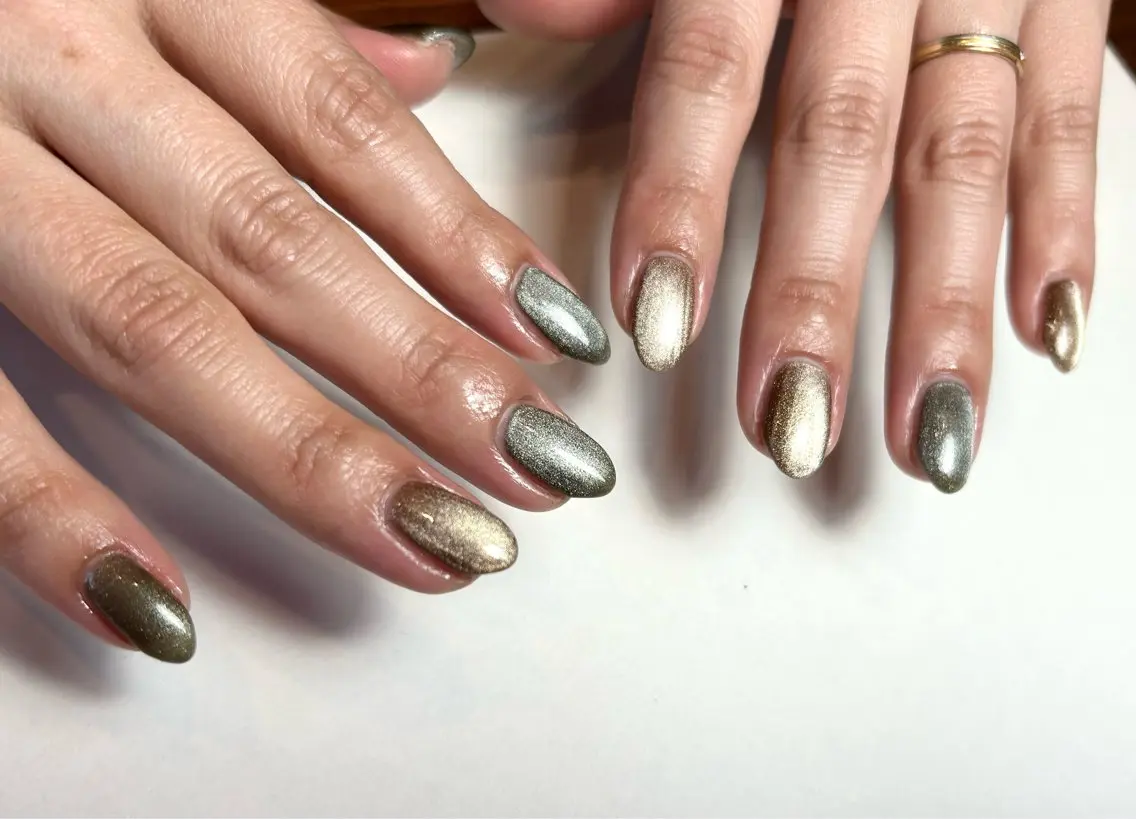 ネイル マグネットネイル ハンドネイル le_rire _nailのネイルデザイン